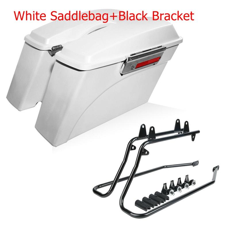 Motorcycle Hard Saddlebags Conversion Bracket Mounts For Harley Softail Heritage Deluxe 1984-2016