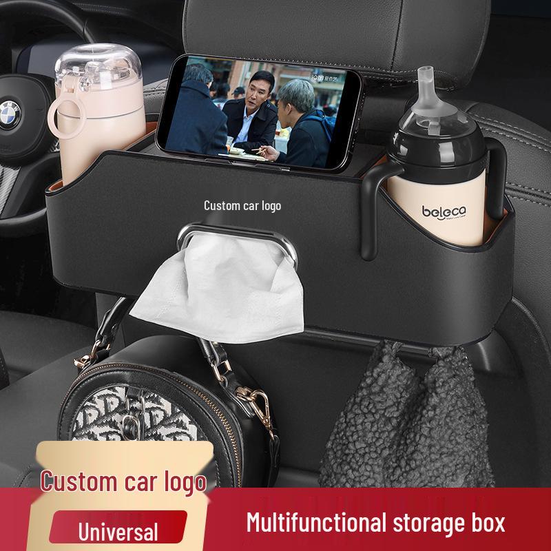 Luxgen Car Seat Back Organizer: Multifunctional Hanging Storage Box