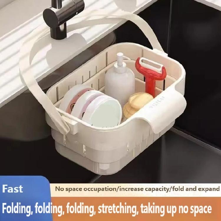 Foldable Sink Drainer Basket Hanging Strainer Colander For Efficient Drying Of Vegetables Fruits And Kitchenwares