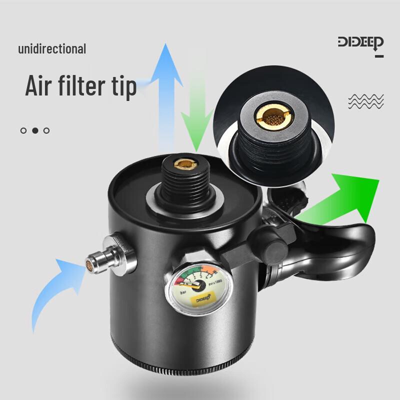 DIDEEP X3000 0.5L Scuba Mini Oxygen Tank