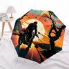1PC Motorcycle Sunset Automatic Opening And Closing, Sturdy Iron Frame, Portable Folding Design, Suitable For Men And Women In All Seasons01