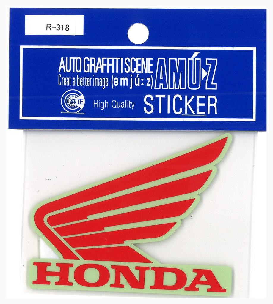 Nálepka Toyo Mark HONDA Červená 78x64(mm) R-318