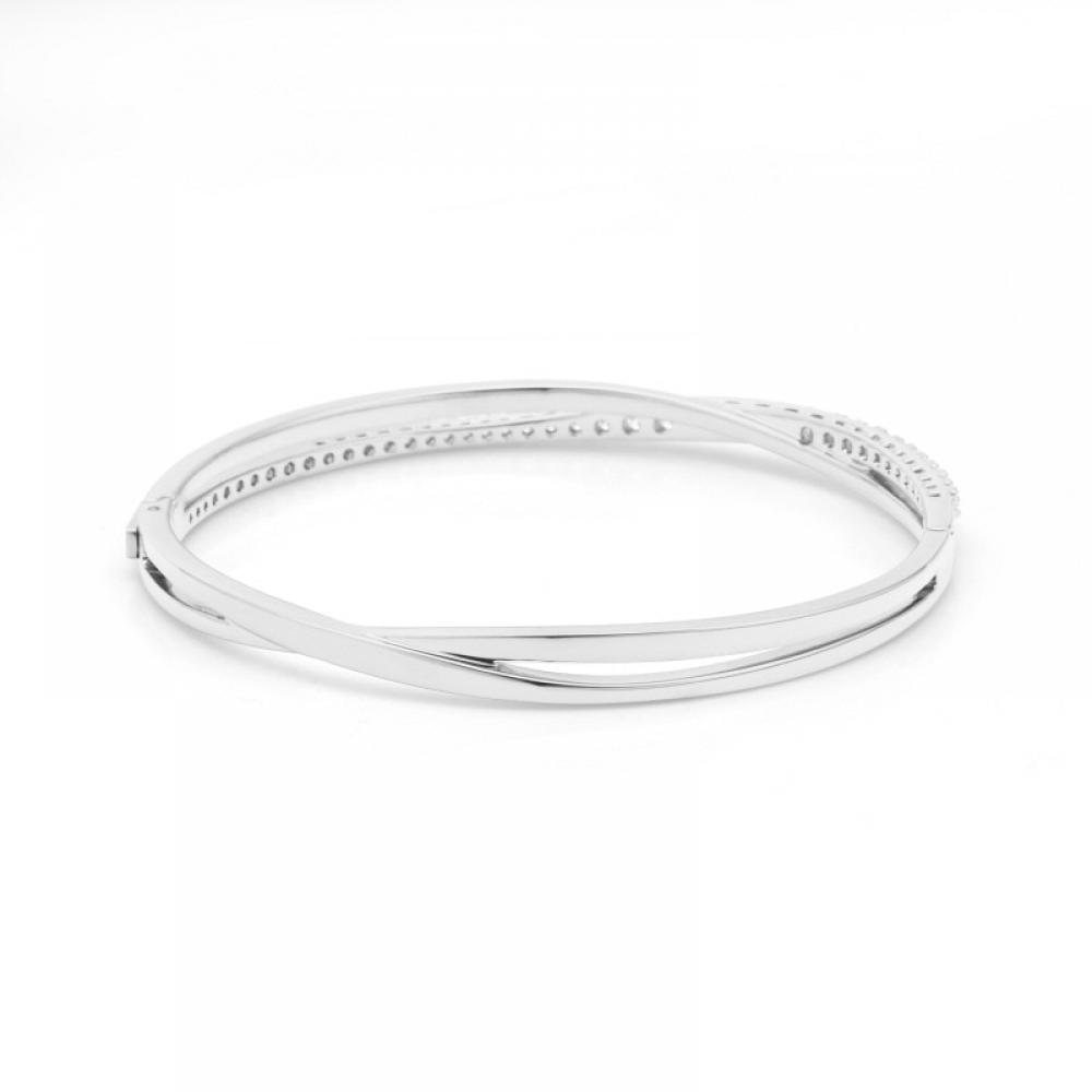 Swarovski 5565210 Hyperbola Bangle Medium Bracelet