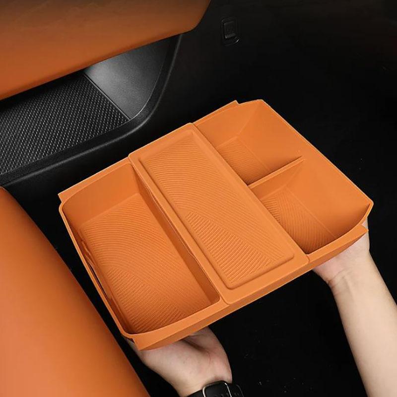 For Haval V7 Raptor Menglong 2026 2025 Center Console Armrest Lower Storage Box Navigation Screen Rear Organization Tray