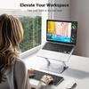UGREEN Laptop Stand, Adjustable Laptop Riser with Heat-Vent, Ergonomic Foldable Laptop Stand