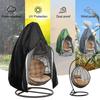 Outdoor Hanging Egg Chair Cover 115x190CM Waterproof Oxford Fabric Protector for Patio Garden Swing Chair Protections