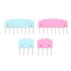20 Pcs Knit Blocking Pins Kit 12 Large 8 Small Stainless Steel Crochet Blocking Combs for Sweaters Scarves Shawls