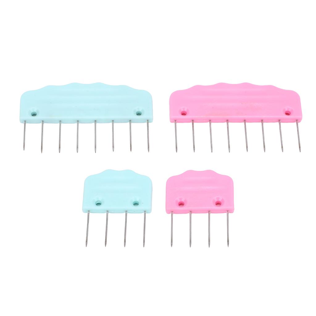 20 Pcs Knit Blocking Pins Kit 12 Large 8 Small Stainless Steel Crochet Blocking Combs for Sweaters Scarves Shawls
