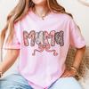Mama Shirt, Floral Toile Bow, Mother's Day Gift