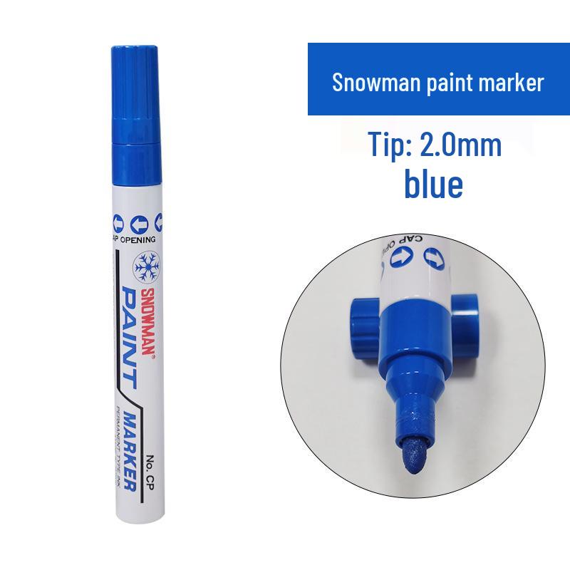 Japan Yeti Waterproof Alcohol-Resistant Paint Marker, 1.5-3mm, Fade-Proof, Low Halogen