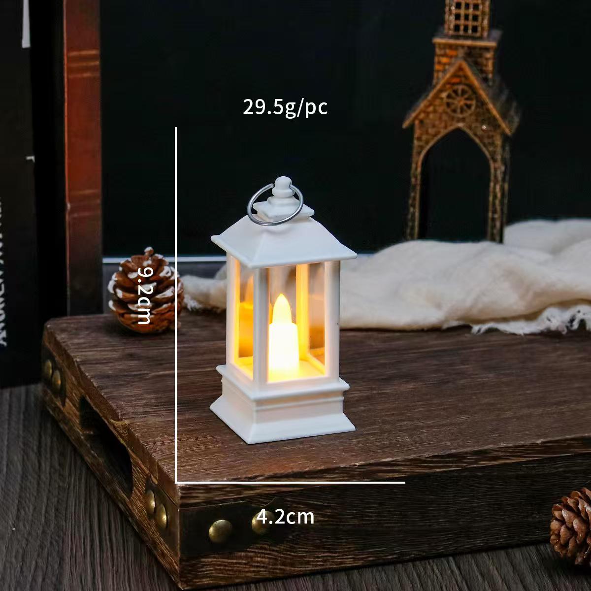 

Mini Retro Hurricane Lantern: Christmas Candle Night Light & Toy Gift Decor