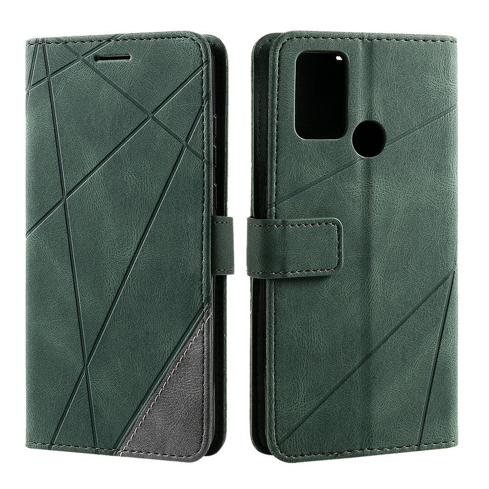 Voor Huawei Honor 9a Sterk Magnetisme Vloeibaar Gevoel Horizontale Flip Lederen Hoes Met Houder   Kaartsleuven   Portemonnee (bruin)