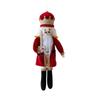 Fabric Nutcracker Soldier Pendant 19cm Red Blue Green Black Soldier Ornaments European-Style Christmas Fabric Nutcracker XMAS