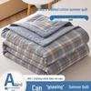 100% Cotton Summer Air Conditioning Quilt - Lightweight Quilt for Students and Children