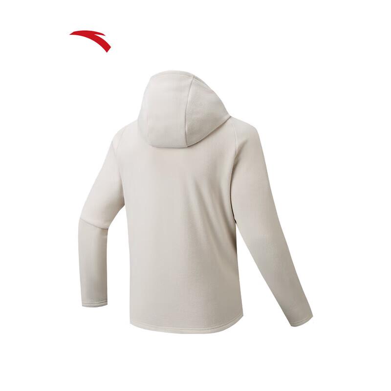 Anta Men's Lightweight Warm Hooded Fleece Jacket