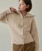 WIOE Ru Zip-Up Knit Cardigan_Oatmeal