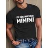 European Sizes 2025 Men'S Summer Fashion Casual Simple German High-End Letter Print Soft Round Neck T-Shirt