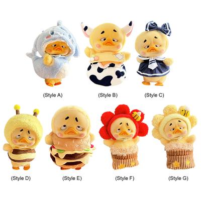 Upset Duck Plush Series Clothes Accessories Cute Doll Clothes Set Sweater Upset Duck Clothes Dress for 15-17cm Annoying Duck