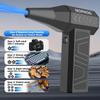 Tragbarer elektrischer Luftstaubsauger, Reinigungsgebläse, Staubsauger, Auto, Schneewehen, 4 Gänge, einstellbarer Turbo-Jet-Lüfter, Typ-C-Aufladung