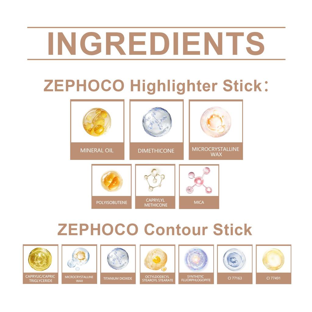 2in1 Facial Shaping And Contouring Stick, Contouring Cream, Concealer Three Dimensional Stick,1pc,