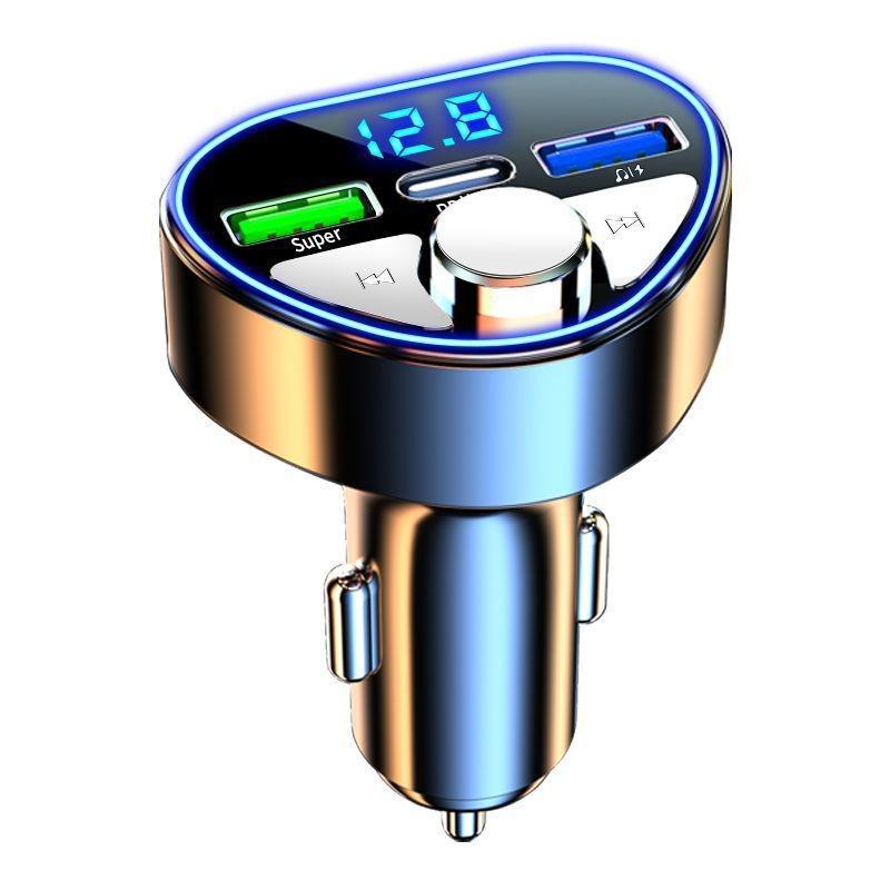 Multi-Function Car Bluetooth Receiver & MP3 Player with Lossless Sound and Fast Charging