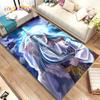 Anime Inuyasha Cartoon Area Rug Large,Carpet Rug for Living Room Bedroom Sofa Doormat Decoration,kids play Non-slip Floor Mat 3D