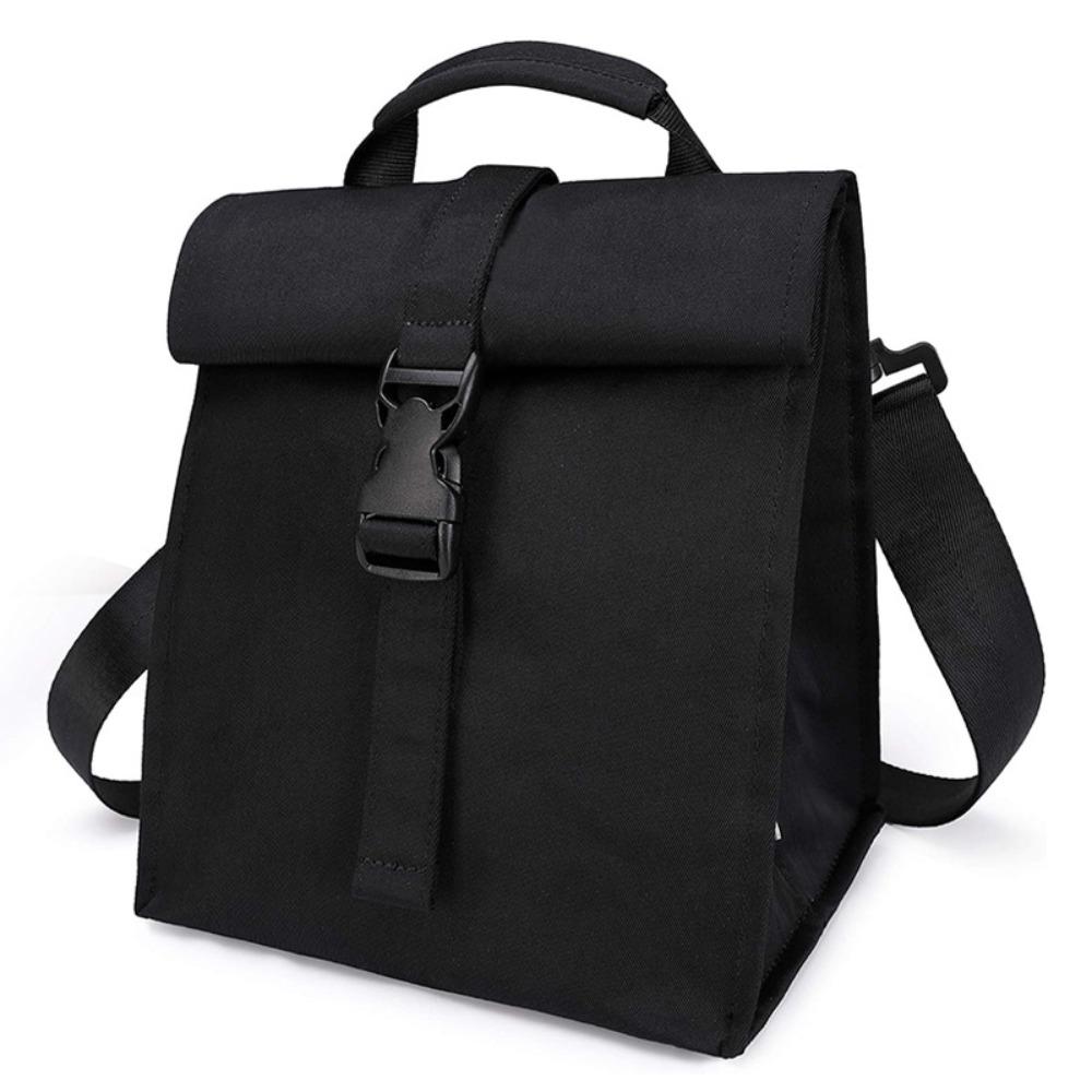 Adjustable Shoulder Strap Collapsible Cooler Lunch Bags Insulated Meal Container  Outdoor