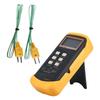 Thermometer Temperature Meter Desktop with Pipe Clamp Measurement Meter