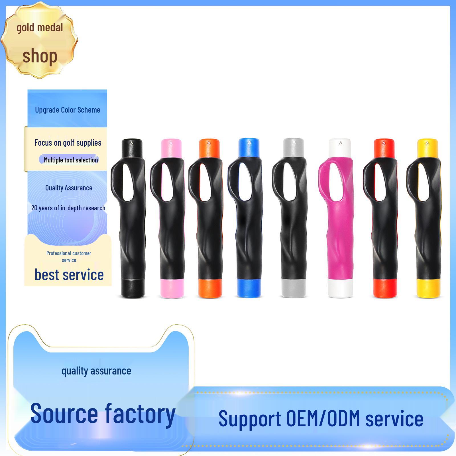 

Golf Trainer Universal Hand Grip Corrector for Beginners рожевий