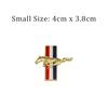 1pc Car Side Emblem Badge Stickers Trunk Decal for Ford Mustang GT 350 370 500 Shelby Cobra Mondeo Focus 2 3 F-150 Fiesta Kuga