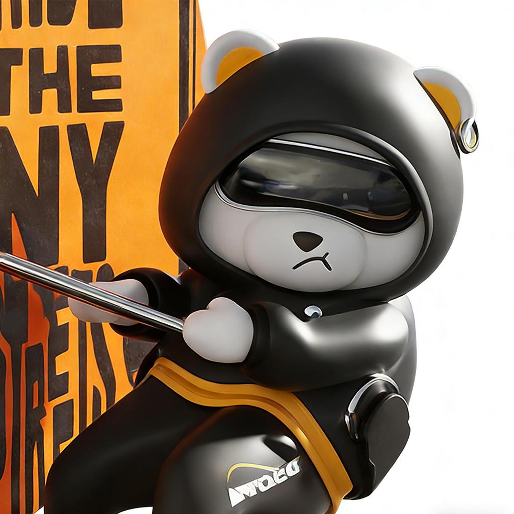 Car Figures For Dashboard Funny Surfing Bear Swinging Statue Animal Decor Car Dashboard Accessories For Truck Vehicle Sedan SUV