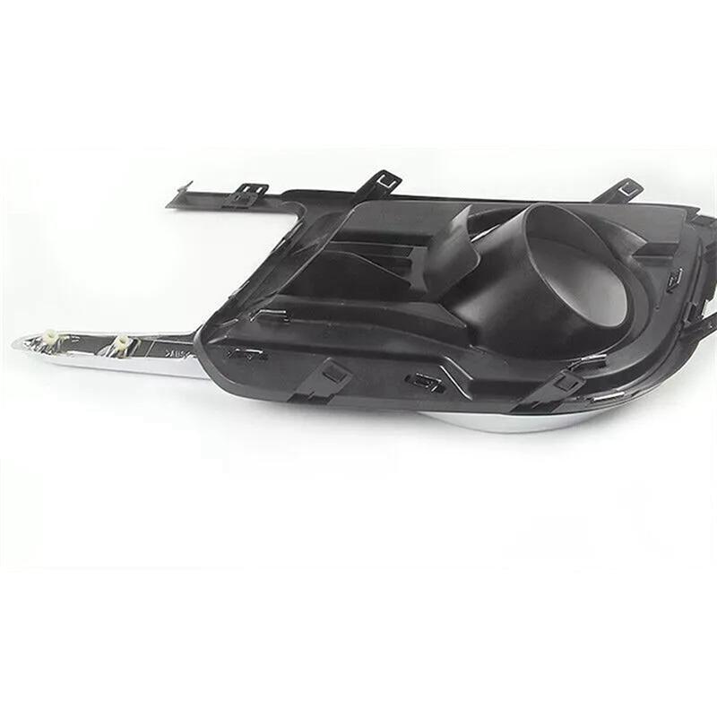 Front Bumper Fog Light Cover With Chrome Trim Strip For Suzuki Ciaz 2015-2017 Car Fog Lamp Grille Bezel-A74F