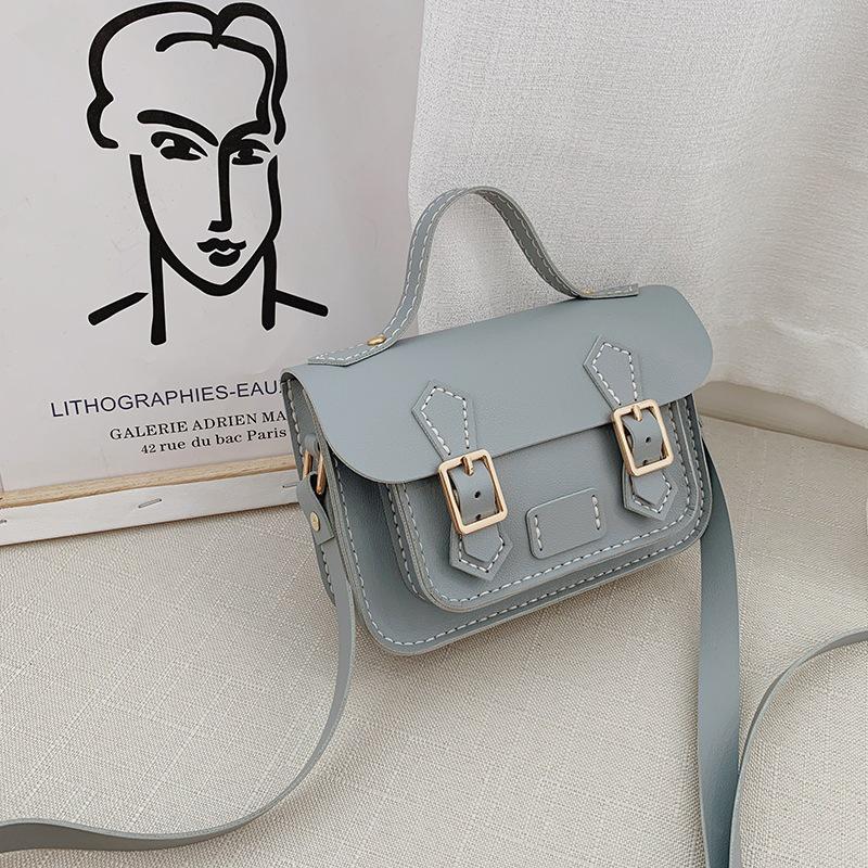 Cambridge DIY Handmade Color Block Woven Shoulder Crossbody Messenger Bag - Women's Trendy New Style
