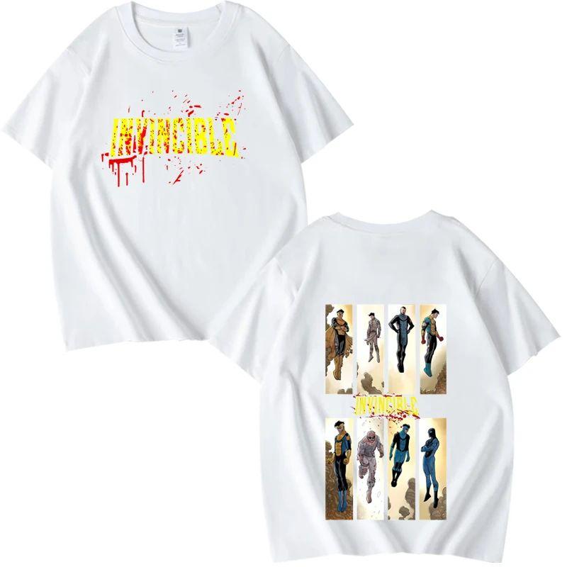 High Street Tops Invincible Mark Grayson Graphic Tshirts New Summer Print Clothing Casual Loose Round Neck Short Sleeved Unisex