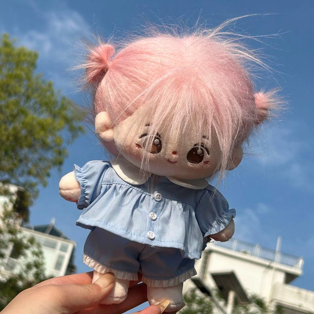 New Cute Blouse Pants Shirt Clothes Set For 20cm Doll Clothes Dress Up DIY Clothes Changing Doll Accessories