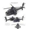 Apache Armed Helicopter Model Acoustooptic Military Aircraft Model Toy Ornament Gift FJ16