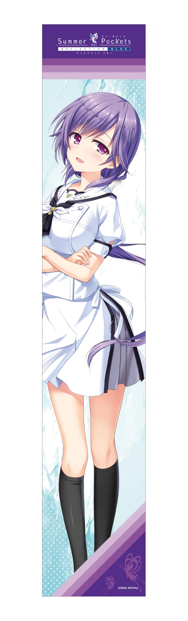 Летний карманный шарф-полотенце REFLECTION BLUE Shizuku Mizuori