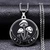 Witchcraft Pentagram Necklace Stainless Steel Silver Color Witch Pagan Star Symbol Necklace Wicca Jewelry collares de moda