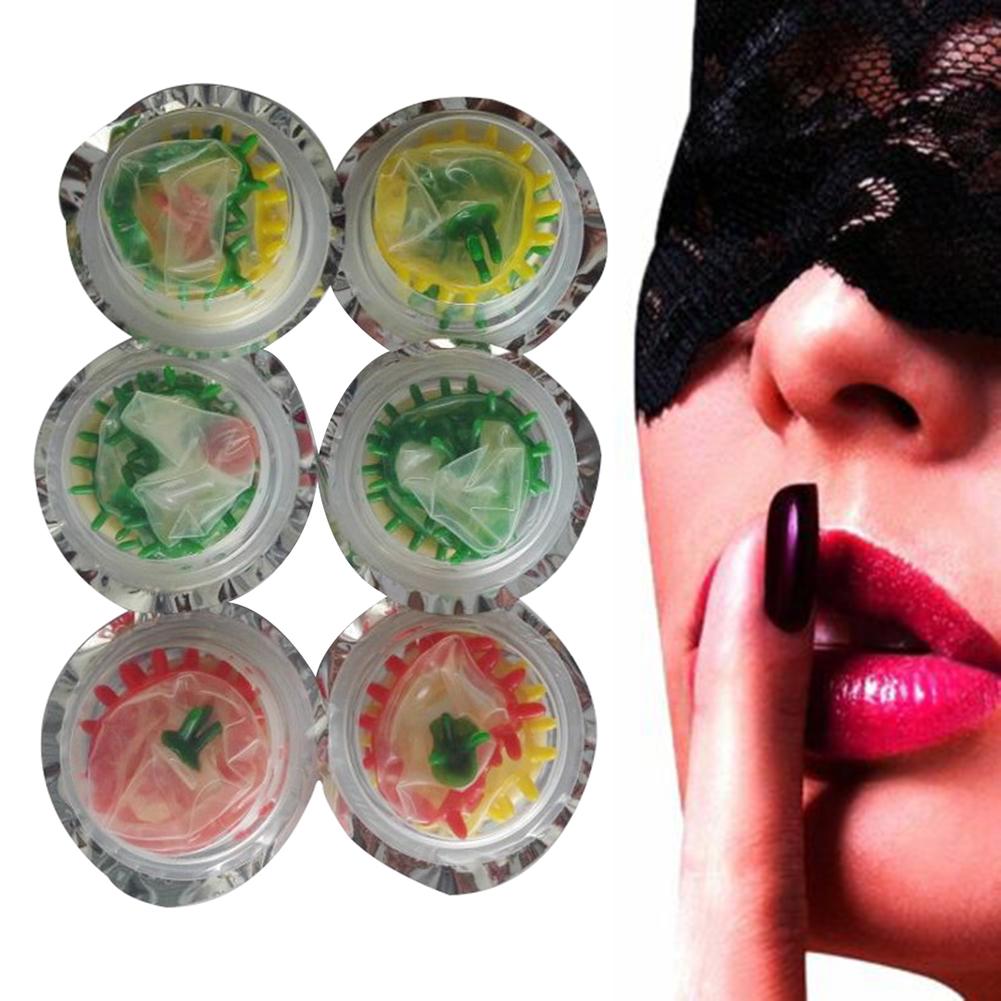 Adult 10Pcs Flower Sex Condoms Contraception Lubrication Penis Sleeves Products