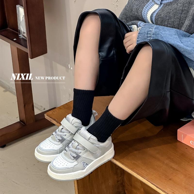 Winter New Children's Board Shoes Two Cotton Shoes Fashionable Versatile Male and Female Students Velvet Casual Shoes