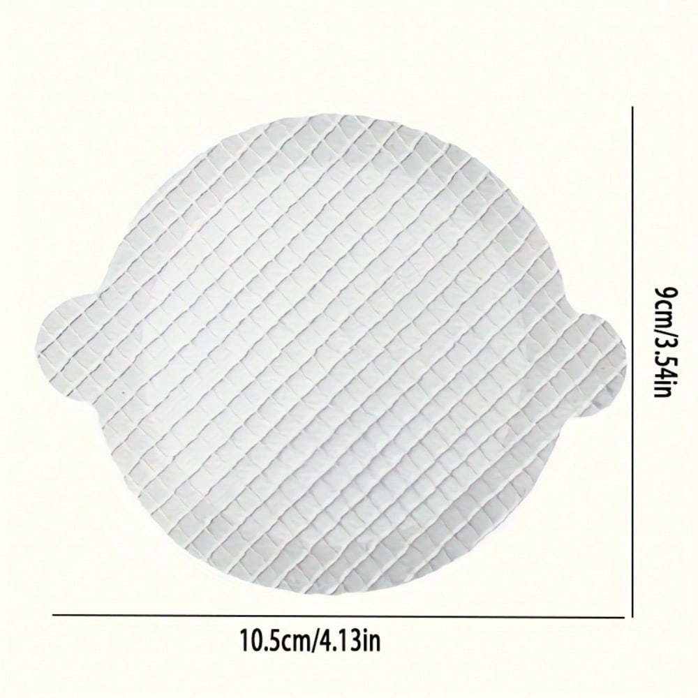 10pcs, Self-Adhesive Bathroom Filter Set: Shower Drain Hair Catcher Mesh Stickers for Clog Prevention