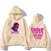 Sudaderas Hoodie Chris Brown Tour Long-sleeved Grunge Fleece Sweatshirt With Pocket Hip Hop Clothes Moletom Hoody