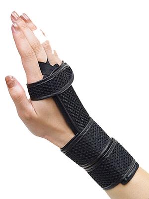 Attelle de poignet, tendinite du poignet, entorse, doigt à ressort [support dorsal] (L (Poignet 16-19 cm))