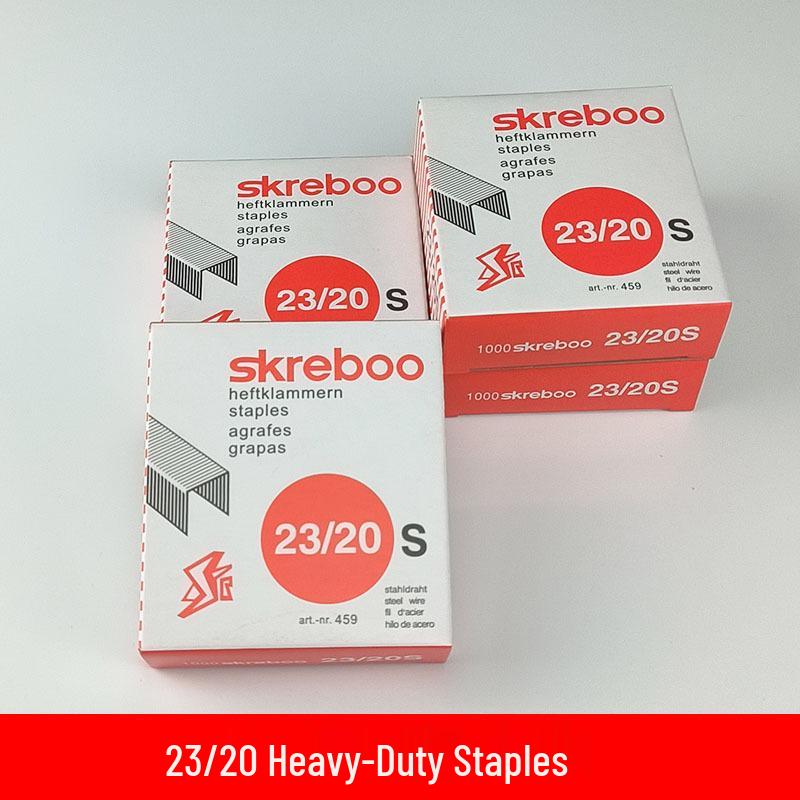 

Heavy-Duty Labor-Saving Stapler: Staples 100 Pages, 23/20 Thick Layers, Large Size Metal Wire