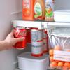 2pcs Hanging Fridge Can Organizer No-Tool Install, Soda Can Storage Rack for Refrigerator, Efficient Kitchen Shelf Holder