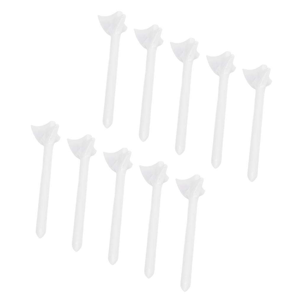 10 bucăți tricouri în vrac din plastic PC Suporturi pentru bile pentru unghii Suporti pentru prevenirea coliziunii Îmbunătățește precizia lovirii