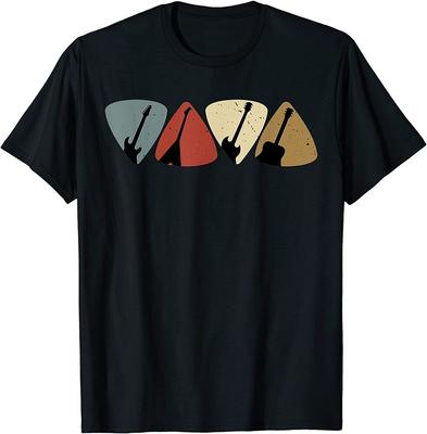 Retro Vintage Gitarrenspieler Gitarrist Bassist Musiker Unisex T-Shirt