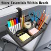 Under Desk Organizer with 360° Swivel, Clamp-On No Drill tallation, Sturdy Mesh Storage Drawer for Home Office, Pencils, Art Supplies and More