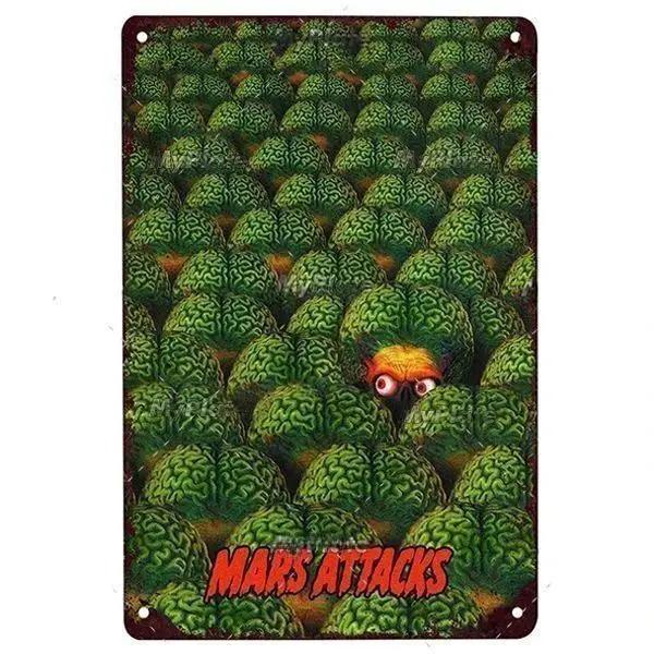 Poster Film Științifico-Fantastic Semn Metalic Placă Vintage Semn din Tinichea Placă Decor de Perete Pentru Bar Club Man Cave Art Pictură Poster Film