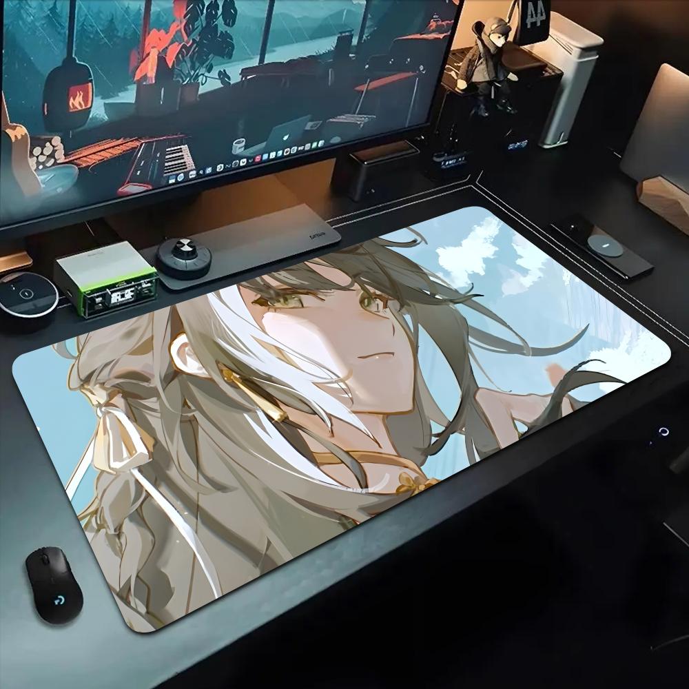 Baizhi Wuwa Mouse Pad 500X1000 Mm Large Gaming Mousepad Gamer XL Rubber Otaku Keyboard Pad Laptop Desk Mat